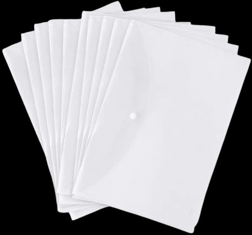 Button File - Transperant Plastic